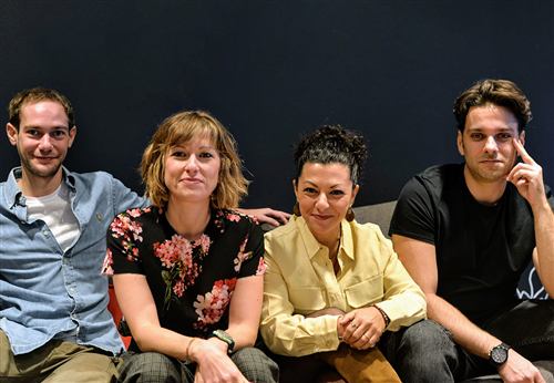 Il team Myndo al lavoro
