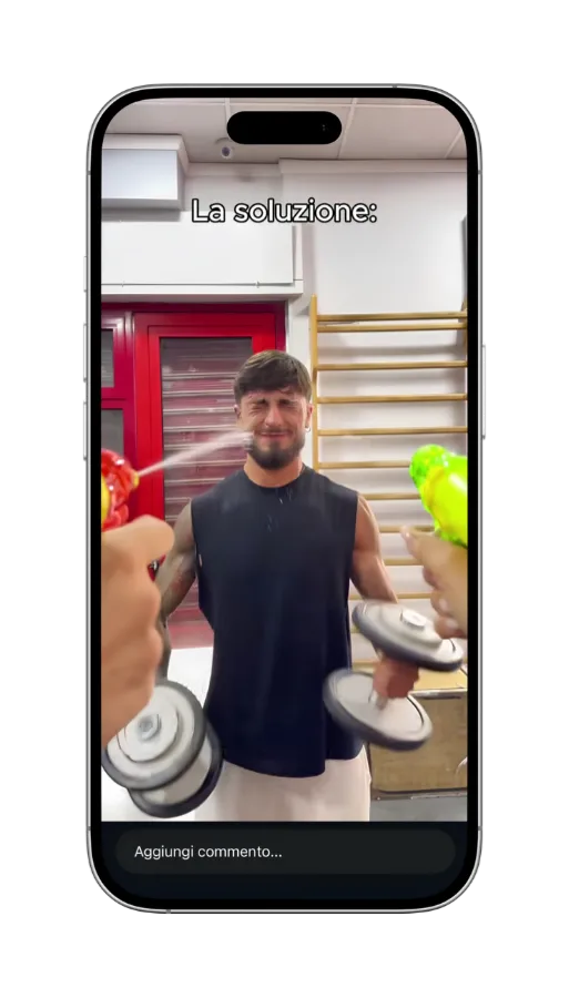 Reel Instagram di Martucci Fitness prodotto da Socialee
